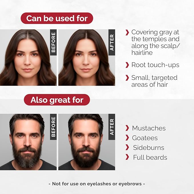 RB RENATA BEAUTY Tint Kit for Spot Coloring – Cream Hair Dye Kit with Developer and Application Brush, Covers Gray Hairs, Smudge-Proof, Long-Lasting Up to 4 Weeks, 20 Applications [Blonde]