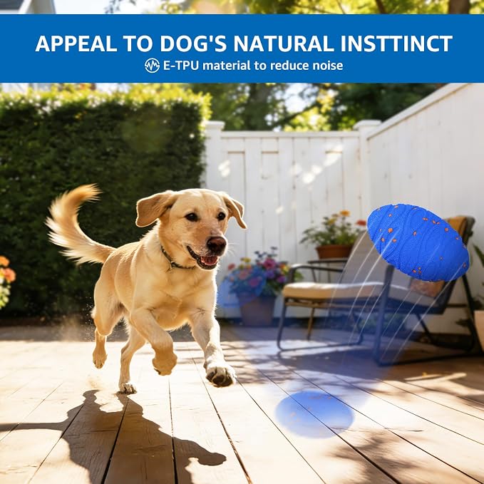 Dolita Interactive Dog Toy 2 Modes Tough Chewers Dog Ball, Smart Automatic Rolling Ball, E-TPU Material for Aggressive Chewers, Large/Medium Dogs