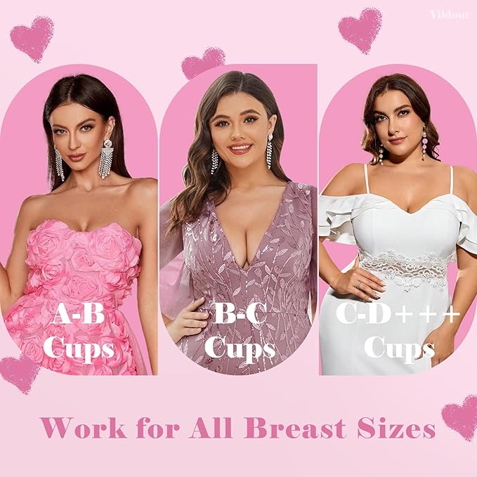 Boob Tape Kit - Boobtape for Breast Lift with Petals and Covers, Breathable Sticky Adhesive Bra Tape, Push Up Boobytape for Large Breasts A-G Cup Beige