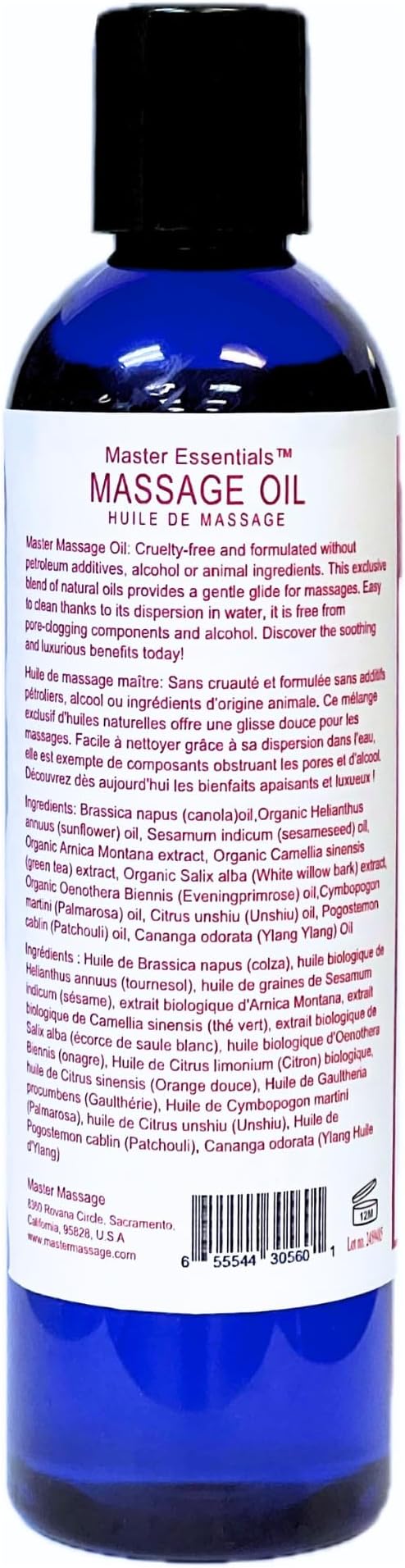 Master Massage Spa Master Essentials Exotic Blend Aroma Therapy Oil, 8oz