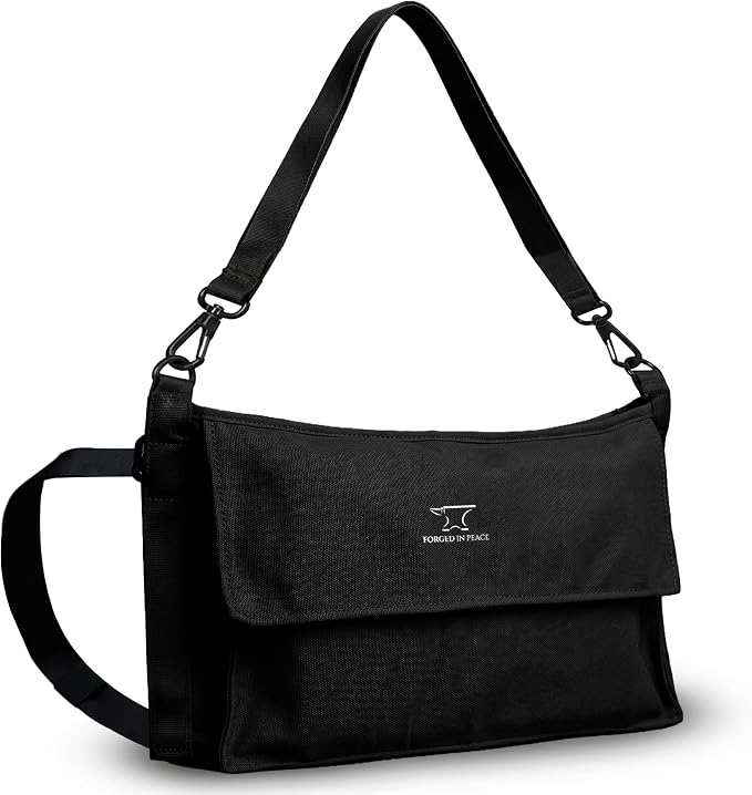 Men’s Yoga Mat Bag – Durable Canvas Carrier, Lightweight with Extra Storage for Gear & Accessories, Black