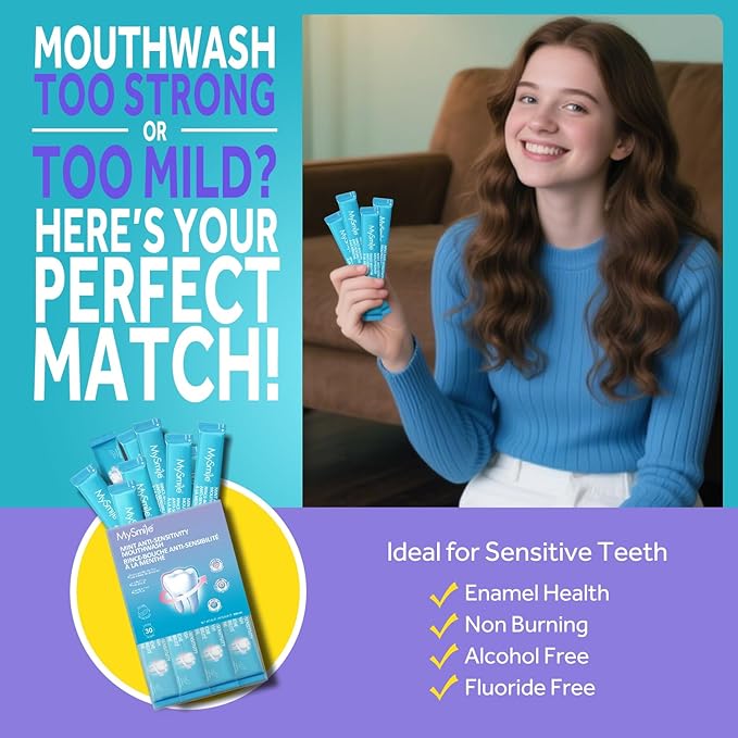 MySmile Nano Hydrxyapatite Toothpaste Fluoride Free with MySmile nHA Mouthwash