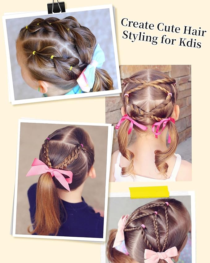 Slick Back Hair Brush & Hair Wax Stick Set - Tames Frizz & Smooths Flyaways - Sleek Ponytails, Buns, Edges - Styling Cream/Gel/Balm/Pomade Stick for Women - Styling Accessories for Girls & Kids