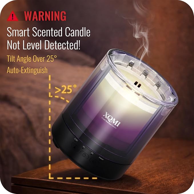 Smart Scented Candles,Perfume-Grade Scented Candle for Women, 4.25oz Natural Soy Wax, Candles for Home Scented, Birthday Gifts, Valentine’s Day Candle for Her(Heartbeat Rhythm)