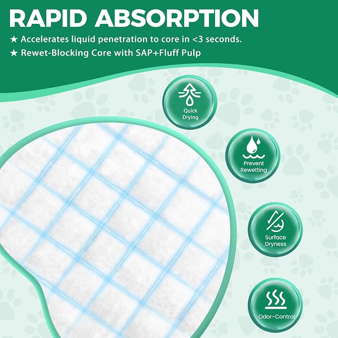 Dog Pee Pads Extra Large 28"x 30" 100 Count, Puppy Pads XL 100 Pack Leak-Proof XLarge Pee Pads for Dogs, Super Absorbent & Quick-Dry Disposable Pet Potty Training Pads for Dogs, Puppies, Doggy