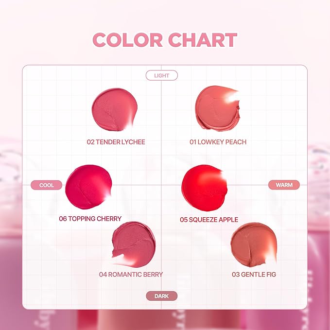 lilybyred Balming Dewy Tint | Korean Semi-Glow Lip Stain, Velvet to Soft Glow Texture, Sheer Buildable Color, Moisturizing & Lightweight, Natural Flush Look, Non-Sticky, 0.21 oz. (01 Lowkey Peach)