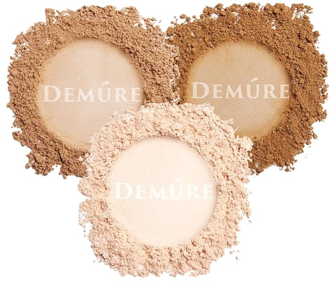Demure Mineral Makeup, Finishing Powder (Tan), Loose Powder, Face Powder, Setting Powder, Professional Quality