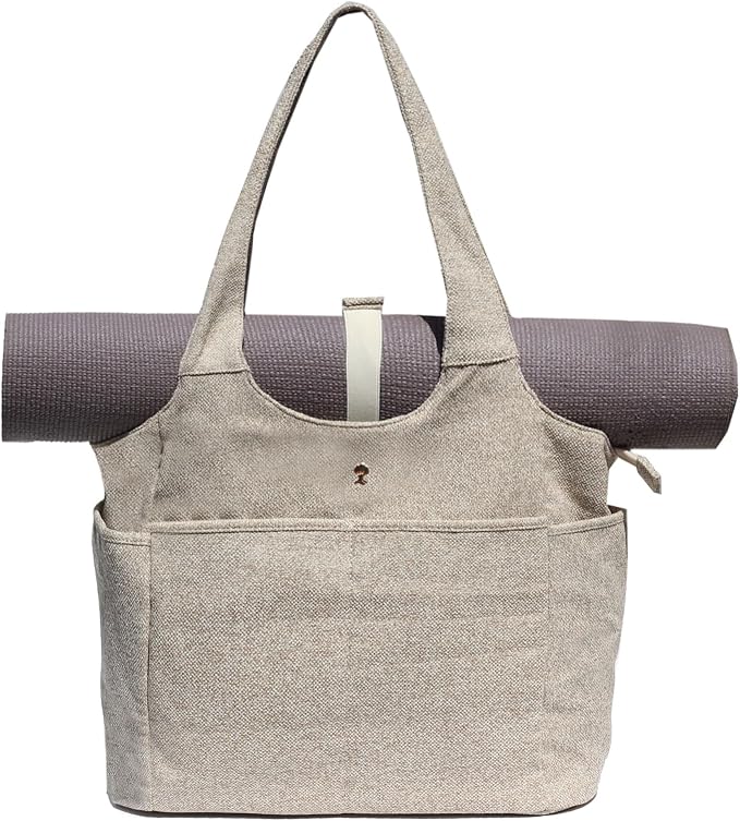 ESVAN Yoga Tote Bag Mat bag Women Shoulder Bags Carryall Tote for Travel Office Workout Gym Nurse Beach
