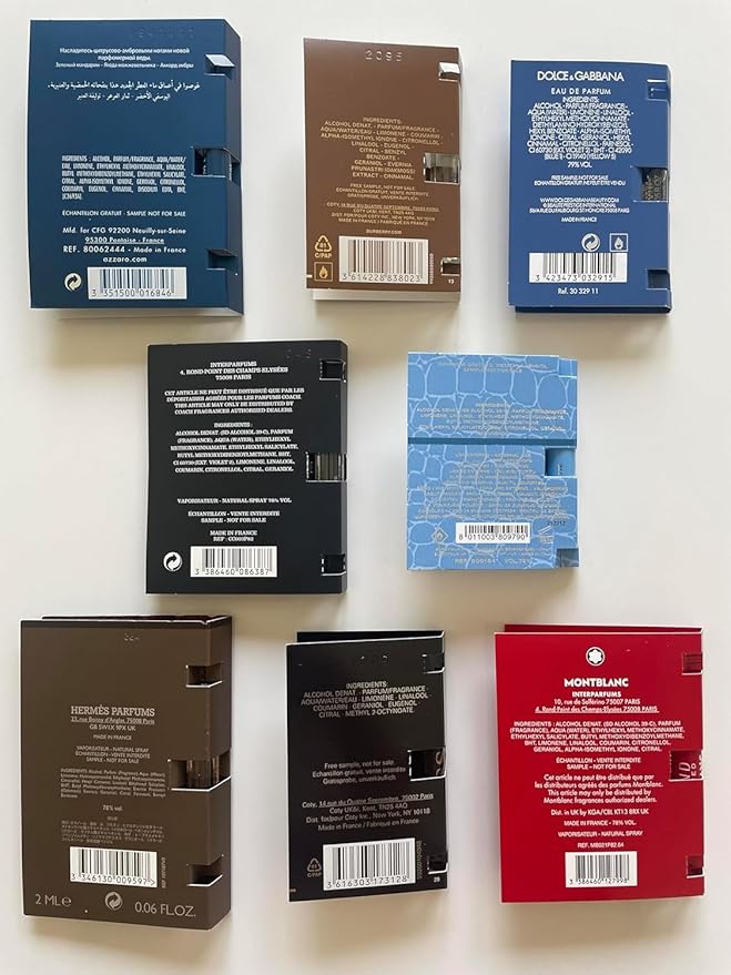 Infinite Scents Cologne Samples for Men - 10 Designer Fragrance Brands