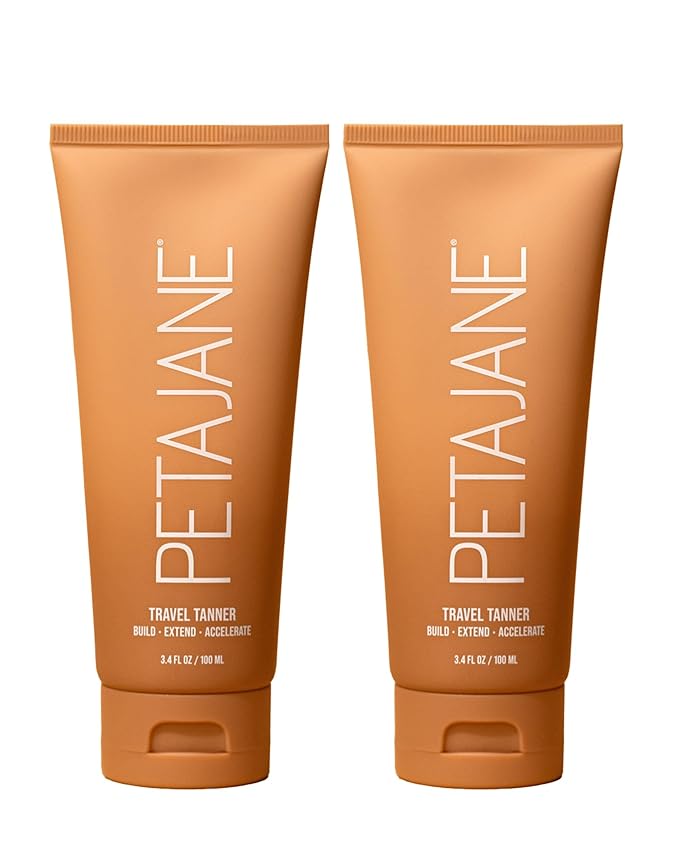 Peta Jane Travel Tanner, Build Extend Accelerate Formula, 3.4 FL OZ, Pack of 2