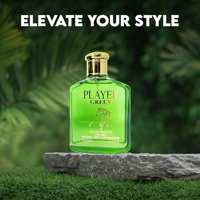 A CENTER Men's Cologne Gift Set 4 Pack(Golf Blue,Golft Limited Red,Player Green,Player Red)- 3.4 Fl Oz Each | Vanilla Floral & Woody & Amber Floral Fragrance | Luxury Eau de Toilette