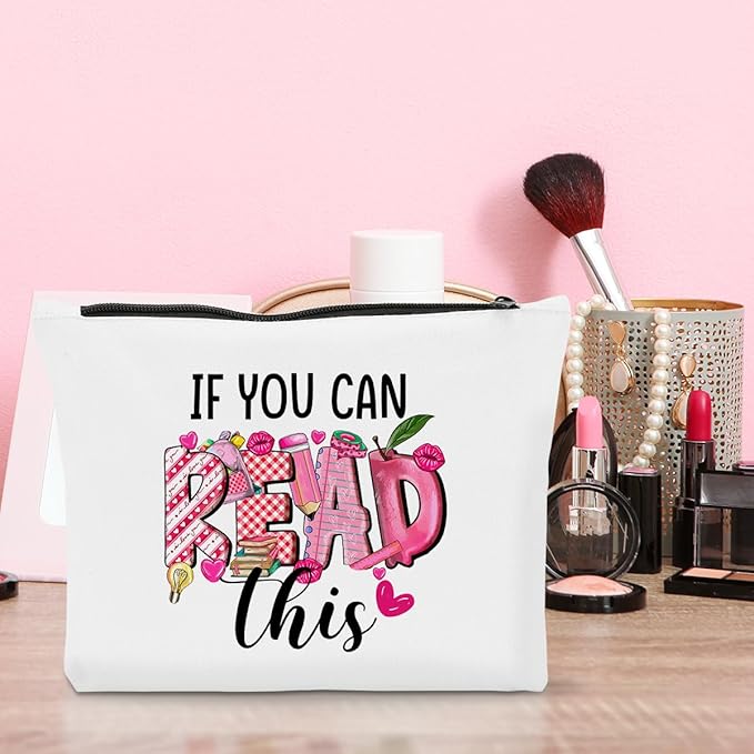 Graduation Gifts for Women, 2024 Graduation Congratulations Gifts Cosmetic Bag, I Am A Grad Makeup Bag, Inspirational Cheer Up Birthday Gifts for Friend Sister