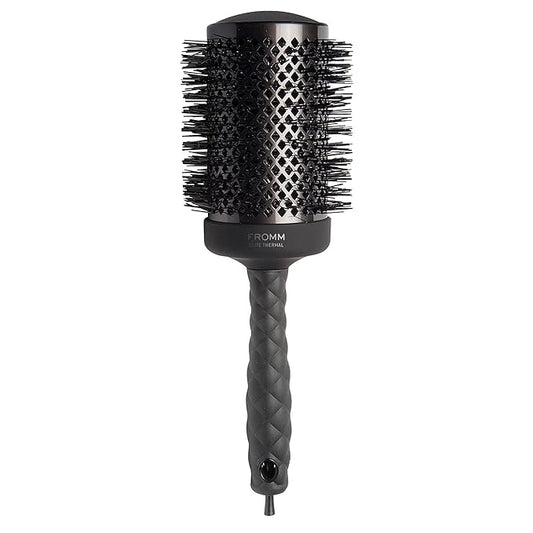 Fromm Elite Thermal Ceramic x Ionic 2.5 Inch Round Hair Brush for Expert Blowouts, Faster Hair Drying, Anti-Static Styling, Smoothing, Straightening, and Shine