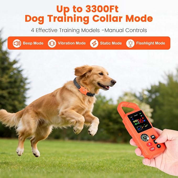 Wireless Dog Fence for 2 Dogs, Wireless Fence System Remote Training Collar