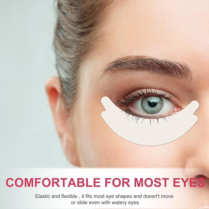 200 PCS Foam Eye Pads for Lash Extensions Lint Free Lash Lift Pads Eyelash Extension Supplies Waterproof Eyelash Tapes Soft Under Eyes Pad Fit Most Eyes Shape