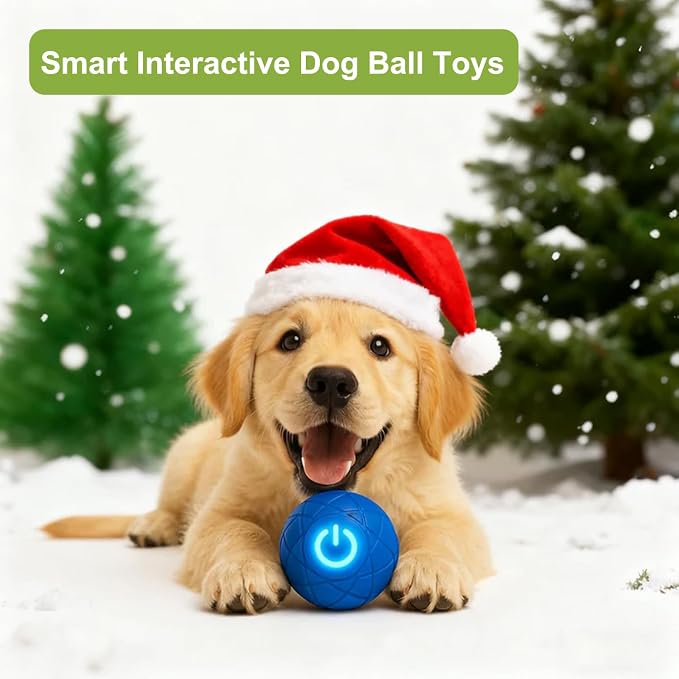 2 Pack Smart Interactive Dog Shaky Ball Toys, Pet Bounce Ball
