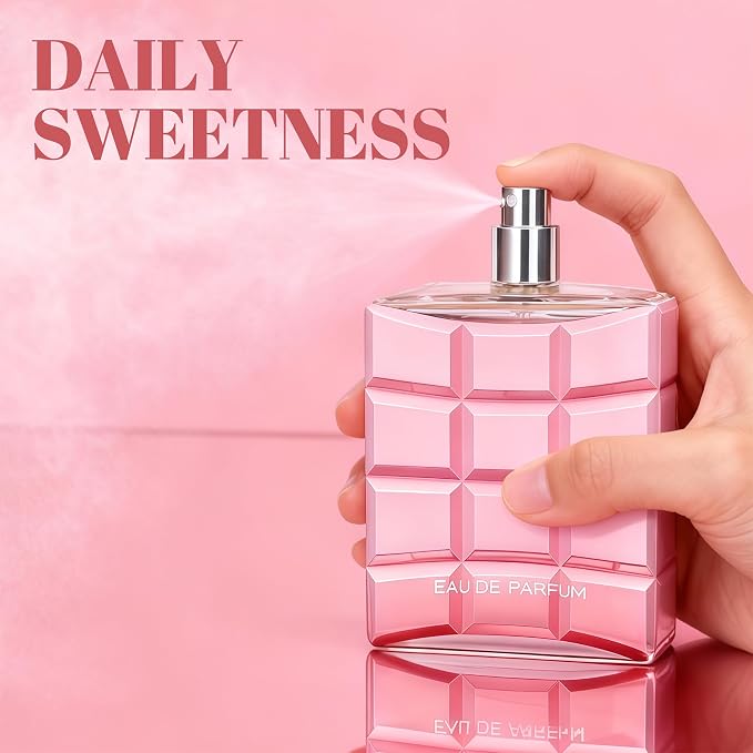 A CENTER Sugar Rush Candied Perfume for Women Long Lasting Fragrance Eau de Parfum Floral & Sweet Women's Perfume Daily Used 3.4 Fluid Ounce
