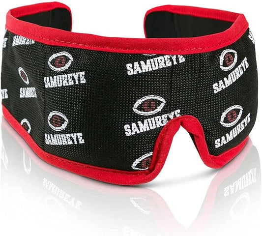 Bruder Samureye Gaming Enhancement Mask l Microwaveable moist heat mask l Improve gaming performance l Faster Reaction Times l Rejuvenates and Refreshes Eyes l Comfortable adjustable and hand washable