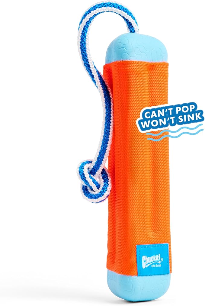 Chuckit! Amphibious Bumper Dog Fetch Toy, Small, Floats, for Water Play