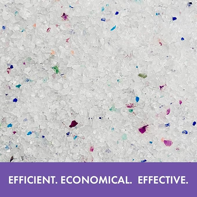 Ultra Pet Clumping Crystal Cat Litter, White Crystals with Multicolor Crystals, 5 Lbs (Pack of 2)