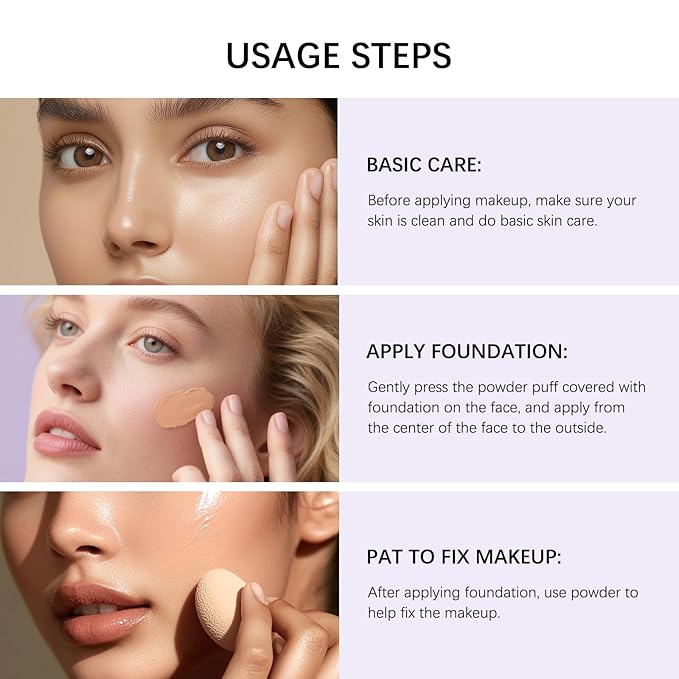 Foundation for Mature Skin–Hydrating Age-Defying Makeup Coverage Balm Foundation, Non-Settling Formula for Older Women, Blurs Fine Lines, Satin Finish for All Skin Types (Light/Medium)