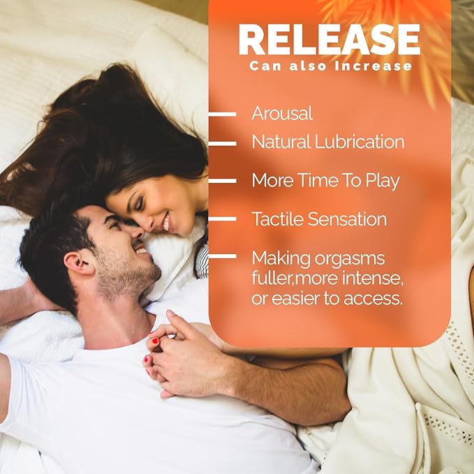 Release Intimate Arousal Oil & Rescue Massage Oil Bundle - Infused with Golden Jojoba, Sweet Almond & Hemp - Enhances Sensation, Relieves Muscle Tension & Promotes Relaxation- Vegan,Non-GMO| 1x2 Fl Oz