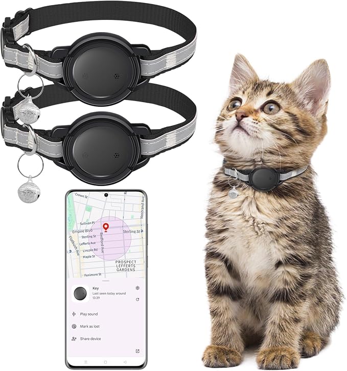 Google Cat GPS Tracker Collar (Android Only) Smart Cat Activity Tracker