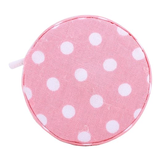 Akozon 150Cm 60In Accurate Body Tape Measure ctable Fitness Measuring Ruler Pattern 3 (No. 4 Rose Base White dot)