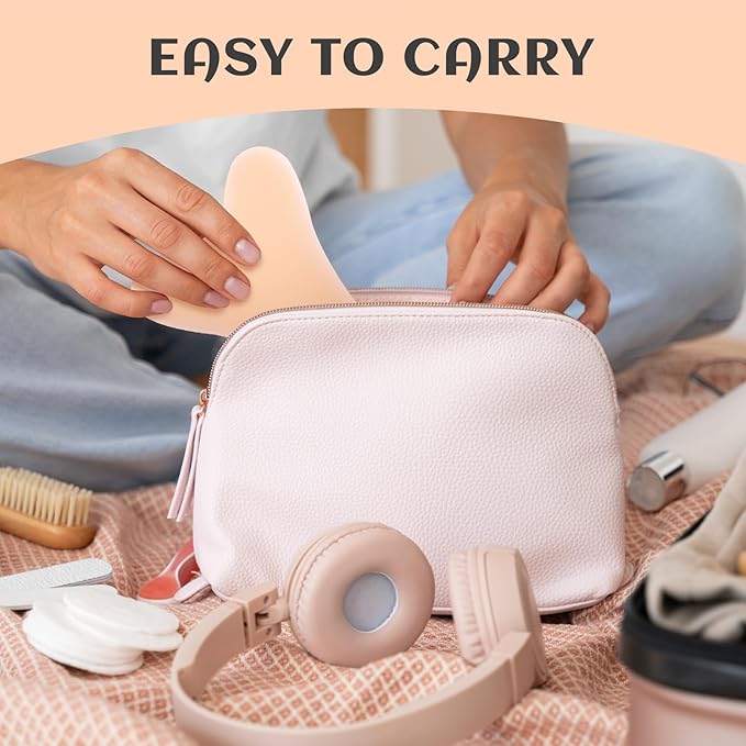 4 Pack Y Shape Concealer for Women,Reusable Anti Underwear for Women,Invisible Silicone Ladies' Seamless Pads Cover for Leggings Swimsuits All and Yoga Pants(Skin Color)