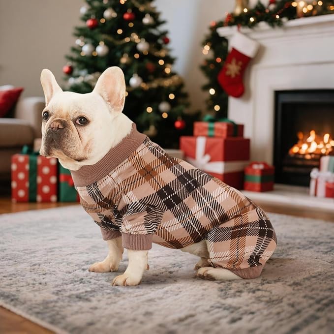 4 Pack Dog Pajamas Soft Lightweight Dog Recovery Suit Onesie Clothes for Small Medium Large Female Pet Boys Girls Dogs Cats