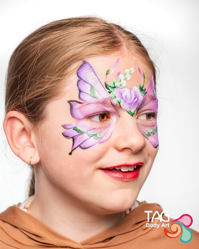 TAG Face and Body Paint - 1 Stroke Split Cake 30g - Black Iris