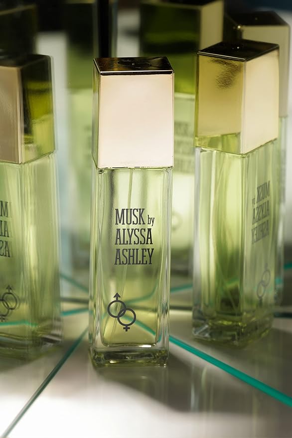 Alyssa Ashley Musk - Perfume for Men and Women with Citrus and Sicilian Bergamot - Long Lasting - Womens Fragrances - 3.4 oz EDT Spray