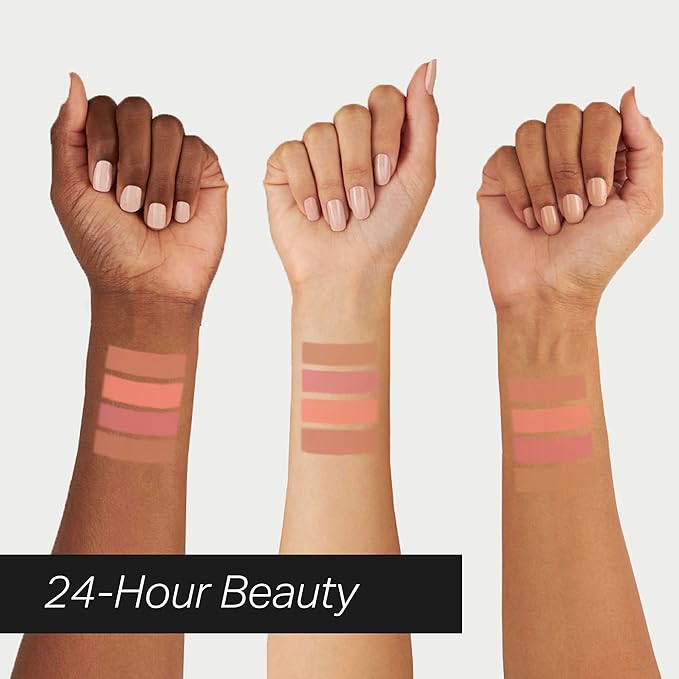 Forever 24-Hour Waterproof Blush Palette with Matte Long-Lasting Powder Blush Formula, 0.63 Oz