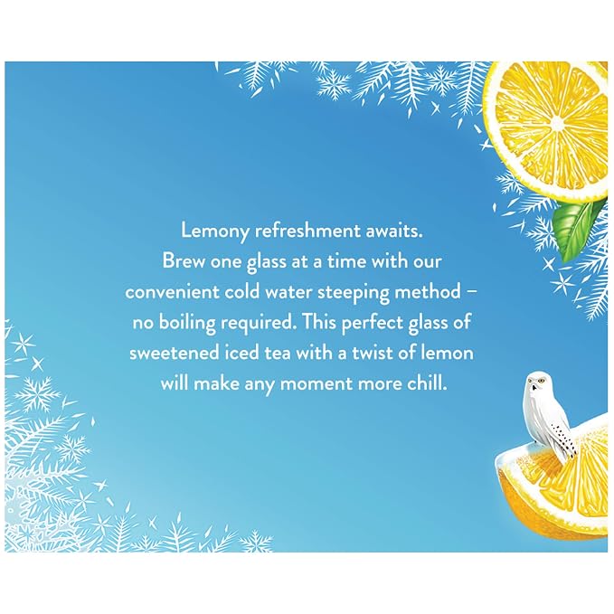 Celestial Seasonings Cold Brew Sweetened With Lemon, 18 Count (Pack of 2)