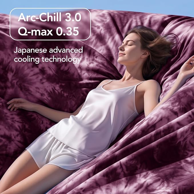 Cooling Blanket King Size 90"x104" for Hot Sleepers | Cold Summer Soft Blanket for Bed Couch and Travel Absorbs Heat Q-Max>0.35 Cool Lightweight Throw for Night Sweats Menopause