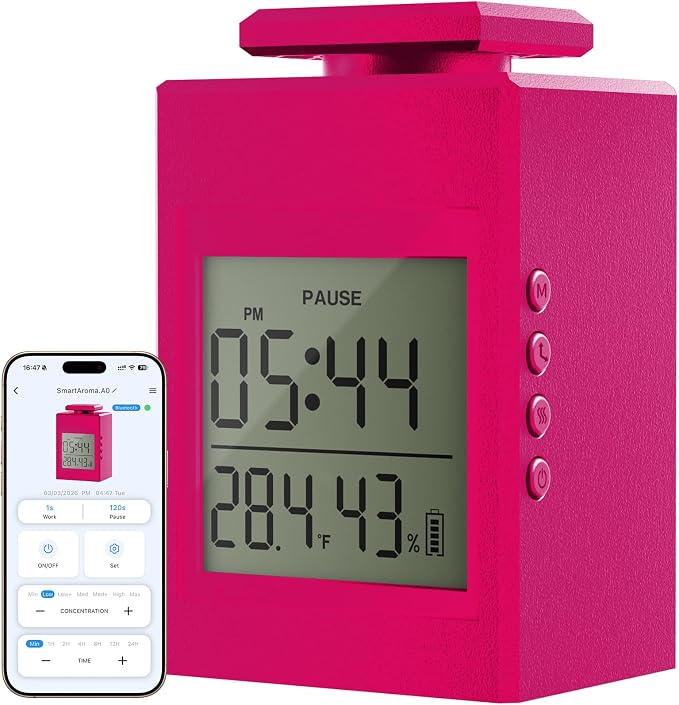 Essential Oil Diffuser, Hot Pink