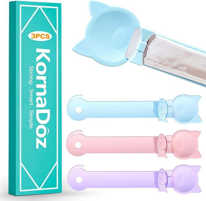 3-Pack Cat Treat Spoon Squeeze – Feeder Spoon for Lickable & Dry Treats, Multi-Use Pet Feeder