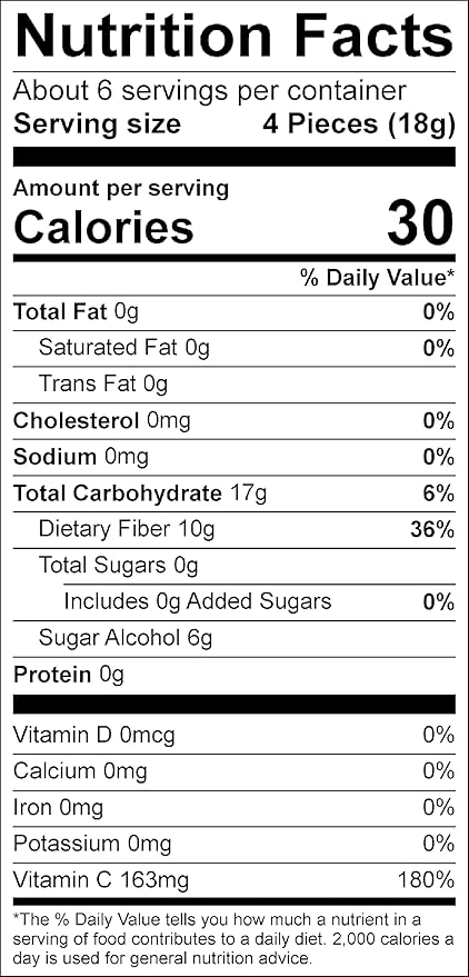 Dr. John's Healthy Sweets Tart Cherry Dry Mouth Drops with Zero Sugar, Dye Free, Plant Based, Keto Friendly, 24 Count, 3.85oz Bag