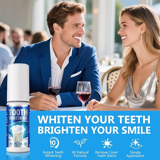 Tooth Paint, Efficient Teeth whitening Paint, Portable and Convenient, Gentle for Sensitive Teeth