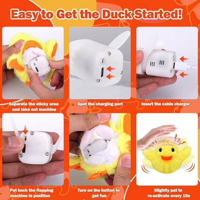 Mity rain Interactive Dog Toys Duck
