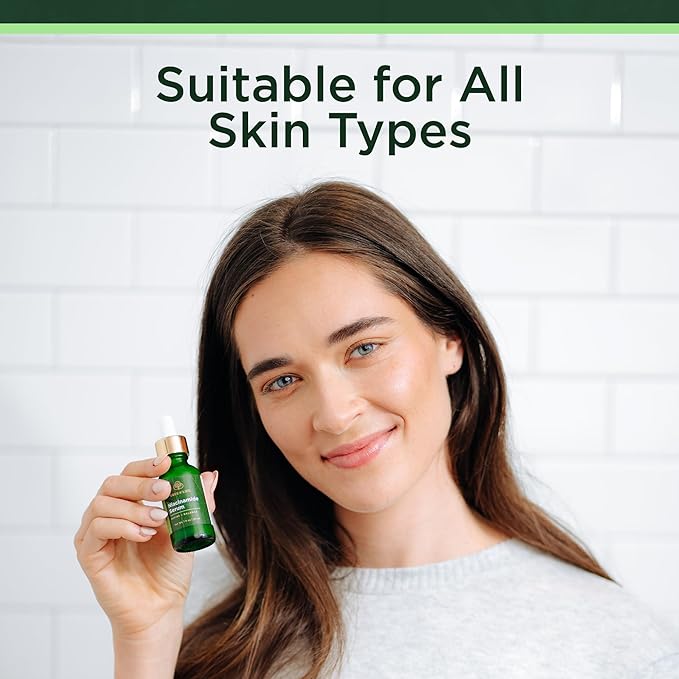 Tree of Life Beauty Niacinamide Vitamin B3 Serum, Hydrating Face Oil for Dark and Age Spots, Tightens Pores, Facial Serums for Sensitive Skin with Hyaluronic Acid and Vitamin E, 2 Fl Oz (Pack of 2)