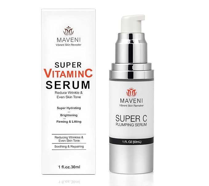 Super Vitamin C Serum for Women over 70 With Hyaluronic Acid, Reduce Wrinkle, Hydrates, Firms, Lifts, Anti Aging Serum for Dark Spots, Wrinkles, DullSkin, 1 fl.oz.