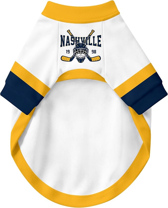 Nashville Dog Clothes Personalized Pet T Shirt for Dogs Gift | Custom Name Number Jersey Style Pet Shirt for Dog