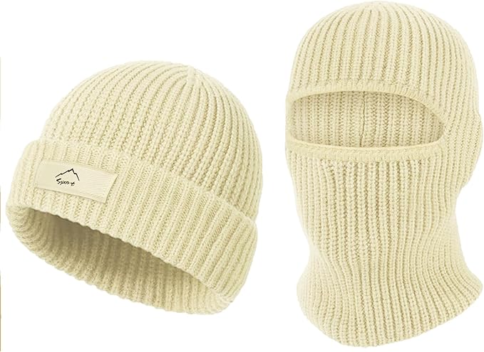 ZOORON Beanie for Women Men Ski Watch Cap Cuffed Plain Skull Knit Hat Soft Fisherman Winter Hat