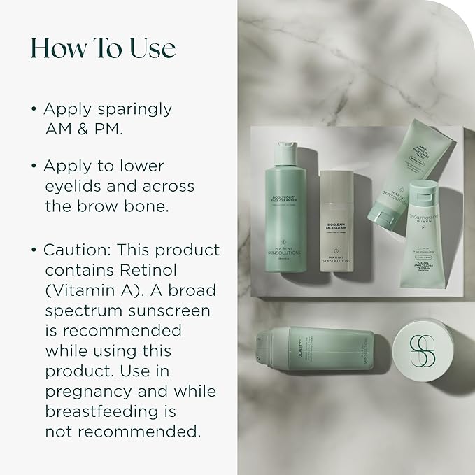 Marini SkinSolutions Age Intervention Eye Cream - Anti-Aging Formula to Visibly Reduce the Appearance of Fine Lines & Wrinkles - Cruelty Free - Made in the USA - 0.5 oz