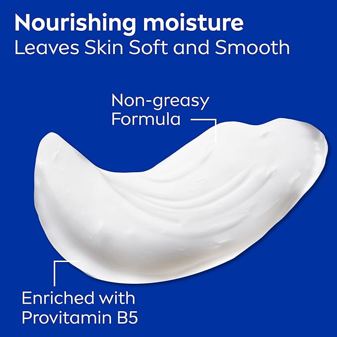 Nivea Intense Healing Body Cream for Dry Skin with Glycerin, Provitamin B5 & Niacinamide, 72-Hour Moisture, Non-Greasy, 13.5 oz Jar (Pack of 2)