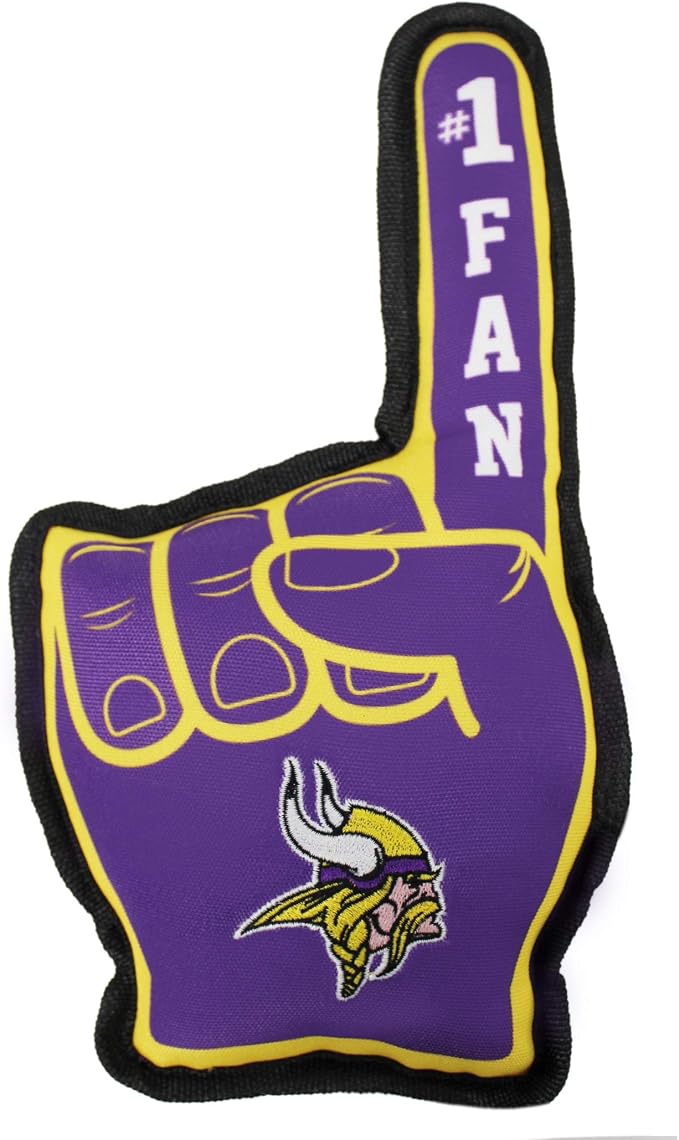 Pets First NFL Unisex NFL #1 Fan Dog Toy