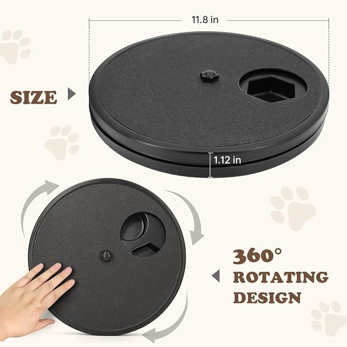Dog Nail Scratch Board - 3 in 1 Dog Scratch Pad for Nails with Treat Box | Scratch Board for Dogs,Stress-Free Dog Nail File Toy,Puzzle Dog Scratch Pad,Shorten Dog’s Side Nail Easier+Replacement Pads