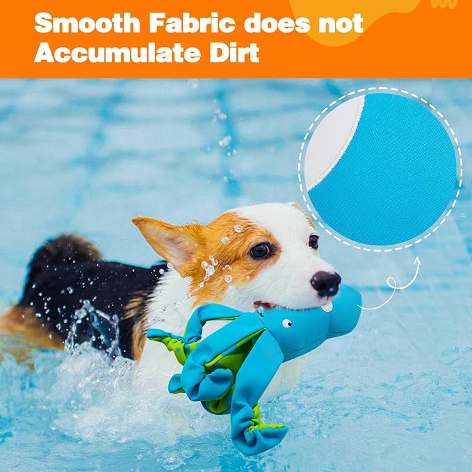 Squeaky Dog Toys, Floating Dog Toys for Indoor or Outward Play, Interactive Gifts for Small and Medium Dogs - Octopus