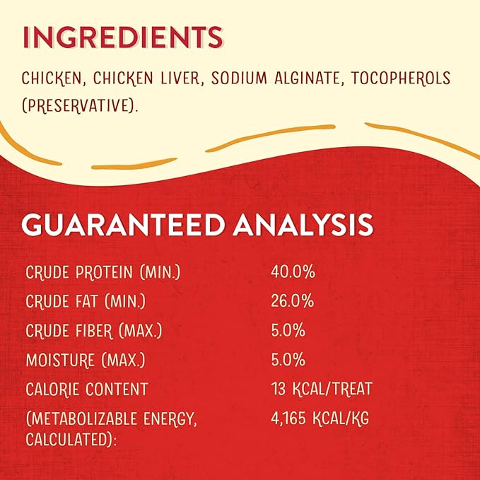 Stella & Chewy's Freeze-Dried Raw Wild Weenies Dog Treats - High-Protein Training Treats for Dogs & Puppies - All-Natural Chicken Recipe with 97% Meat & Organs - USA Made - 3.25 oz Bag (Pack of 3)